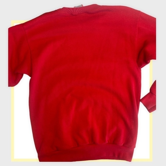 DISNEY Designs Vintage Mickey Mouse Red Colorful Crewneck Sweatshirt Made USA - Picture 6 of 7